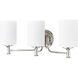 Ailey 3 Light 21.63 inch Polished Nickel Vanity Light Wall Light